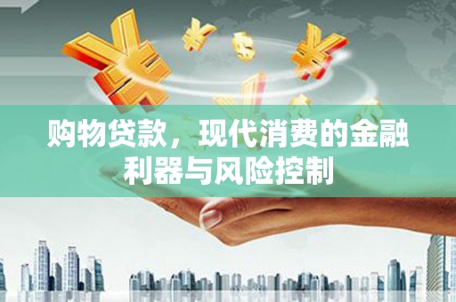 阳明购物贷款，现代消费的金融利器与风险控制