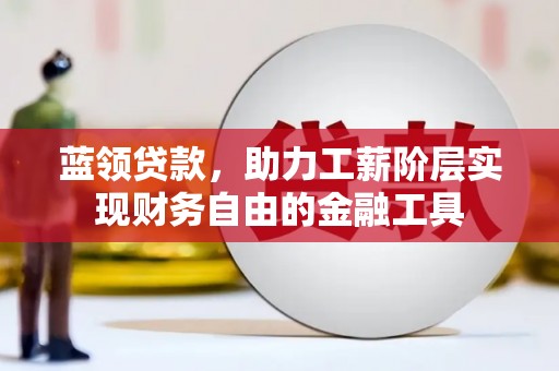 阳明蓝领贷款，助力工薪阶层实现财务自由的金融工具